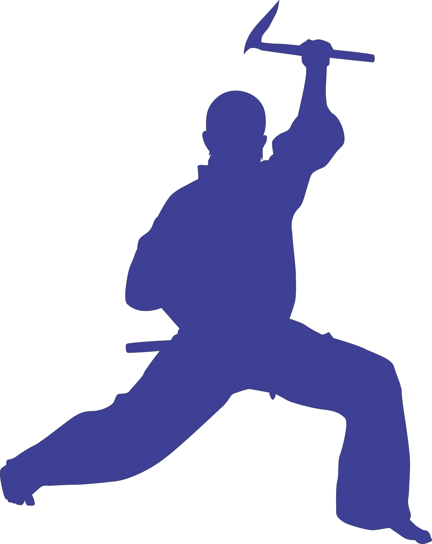 Combat Clipart Taekwondo Silhouette Svg Vector Free Vectors